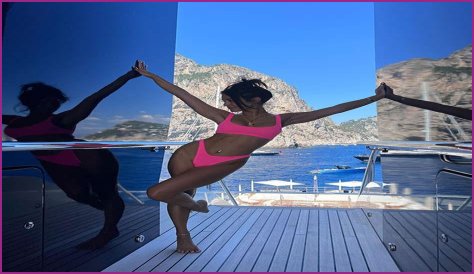 Vanessa Hudgens Wows in Hot Pink Bikini: Photos